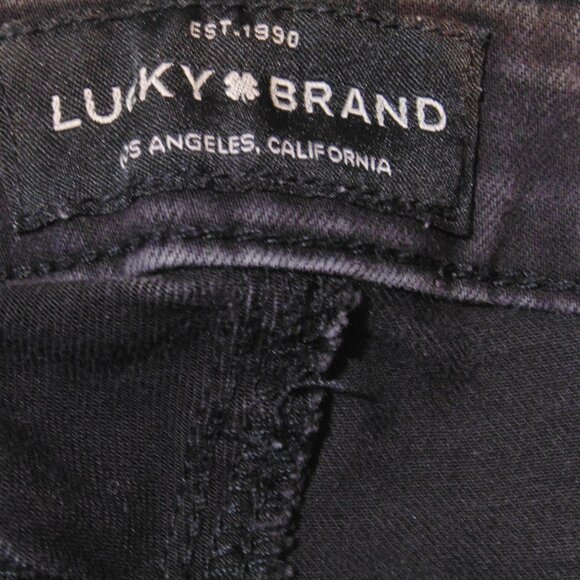 Lucky Brand Jeans Women 2/26 Black Low Rise Skinny Lolita Stretch Ankle - Picture 5 of 7